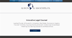 Desktop Screenshot of alayonlaw.com